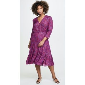 Veronica Beard Lasanna Floral Silk Dress NWT